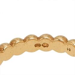 مملوكة مسبقًا Van Cleef & Arpels Perlee Pearls of 18K Yellow Gold Medium Band Ring Size 51