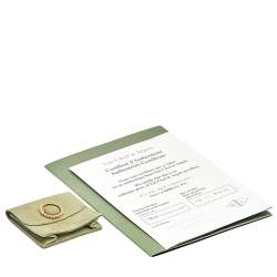 مملوكة مسبقًا Van Cleef & Arpels Perlee Pearls of 18K Yellow Gold Medium Band Ring Size 51