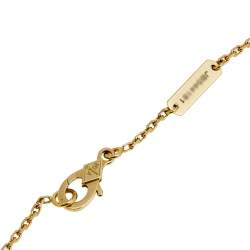 Pre Owned سوار فان كليف آند اربلز سويت ألهامبرا ذهب وردي عيار 18 قيراط وعقيق أحمر قلب  