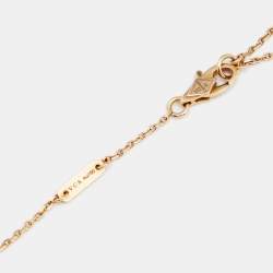 مملوكة مسبقًا Van Cleef & Arpels Frivole Diamond 18K Yellow Gold Mini Model Necklace