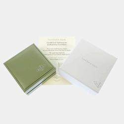 Pre Owned Van Cleef & Arpels Sweet Alhambra 18K Yellow Gold Mother Of Pearl Earrings 