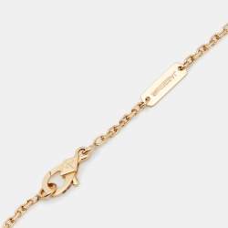 مملوكة مسبقًا Van Cleef & Arpels Magic Alhambra Guilloché 18k Yellow Gold Long Pendant Necklace