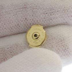 Pre Owned Van Cleef & Arpels Sweet Alhambra 18K Yellow Gold Mother Of Pearl Earrings