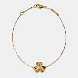 Pre Owned سوار فان كليف أند آربلز ميني فريفول ألماس ذهب أصفر عيار 18