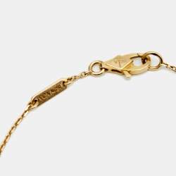 Pre Owned Van Cleef & Arpels Sweet Alhambra Mother of Pearl 18K Yellow Gold Bracelet