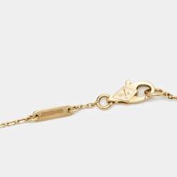Pre Owned Van Cleef & Arpels Sweet Alhambra Mother of Pearl 18K Yellow Gold Bracelet
