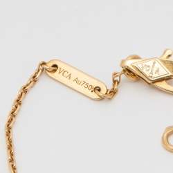 مملوكة مسبقًا سوار فان كليف أند أربلز فريفول ذهب أصفر عيار 18 وألماس