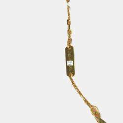 Pre Owned Van Cleef & Arpels Magic Alhambra 18K Yellow Gold Malachite Necklace