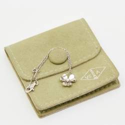 Pre Owned Van Cleef & Arpels Frivole Diamond 18k White Gold Bracelet