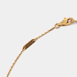 Pre Owned قلادة فان كليف أند أربلز فريفول ذهب أصفر عيار 18 وألماس