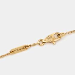مملوكة مسبقًا Van Cleef & Arpels Sweet Alhambra Mother of Pearl 18k Yellow Gold Bracelet