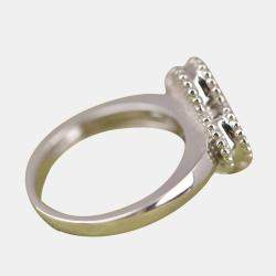 مملوكة مسبقًا Van Cleef & Arpels Alhambra Turquoise White Gold Diamond Ring