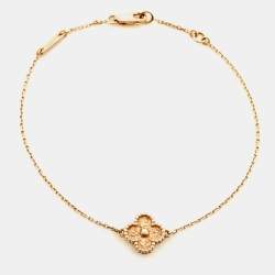 مملوكة مسبقًا Van Cleef and Arpels Sweet Alhambra 18k Rose Gold Bracelet