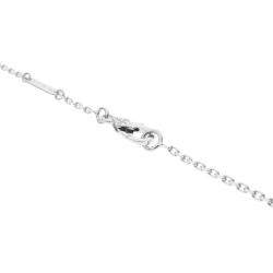 مملوكة مسبقًا Van Cleef & Arpels 18K Vintage Alhambra 18K White Gold Diamond Necklace