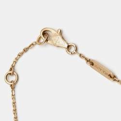 Pre Owned Van Cleef & Arpels Sweet Alhambra Textured 18k Rose Gold Bracelet