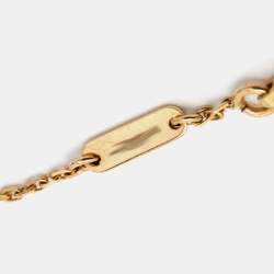 Pre Owned Van Cleef & Arpels Sweet Alhambra Mother of Pearl 18k Yellow Gold Bracelet