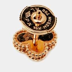 مملوكة مسبقًا أقراط فان كليف آند آربلز فينتدج ألامبرا ذهب وردي عيار 18 