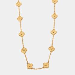 مملوكة مسبقًا قلادة فان كليف أند آربلز فينتدج ألامبرا ذهب وردي عيار 18  ب10 حليات 