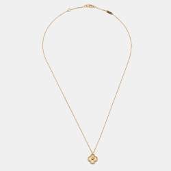 مملوكة مسبقًا Van Cleef & Arpels Sweet Alhambra 18k Rose Gold Pendant Necklace