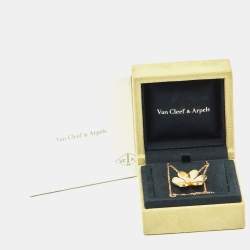 Pre Owned Van Cleef & Arpels Frivole Diamond 18K Yellow Gold Pendant Necklace