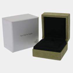 Van Cleef & Arpels Vintage Alhambra Limited Edition Silver Obsidian 18K Rose Gold Diamond Necklace