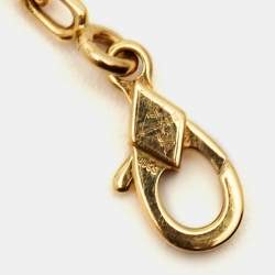 Pre Owned Van Cleef & Arpels Vintage Alhambra Onyx 18k Yellow Gold 5 Motif Station Bracelet