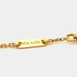 مملوكة مسبقًا Van Cleef & Arpels Sweet Alhambra Mother of Pearl 18K Yellow Gold Bracelet