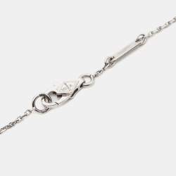 Pre Owned Van Cleef & Arpels Frivole Diamond 18k White Gold Bracelet