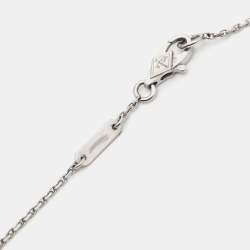 Pre Owned Van Cleef & Arpels Frivole Diamond 18k White Gold Bracelet