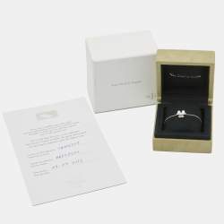 Pre Owned Van Cleef & Arpels Frivole Diamond 18k White Gold Bracelet