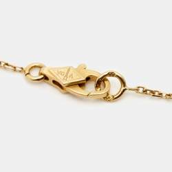 Pre Owned Van Cleef & Arpels Sweet Alhambra Mother of Pearl 18K Yellow Gold Bracelet