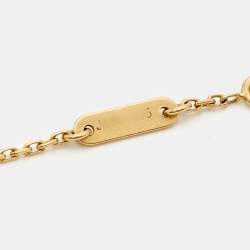 Pre Owned Van Cleef & Arpels Sweet Alhambra Mother of Pearl 18K Yellow Gold Bracelet