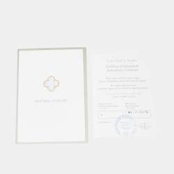 Pre Owned Van Cleef & Arpels Sweet Alhambra Mother of Pearl 18k Yellow Gold Bracelet