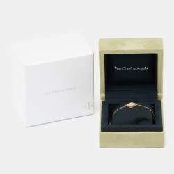 Pre Owned Van Cleef & Arpels Sweet Alhambra Mother of Pearl 18k Yellow Gold Bracelet