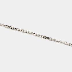 مملوكة مسبقًا Van Cleef & Arpels Vintage Alhambra Chalcedony 18k White Gold Pendant Necklace