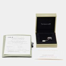 مملوكة مسبقًا Van Cleef & Arpels Vintage Alhambra Mother of Pearl 18k White Gold Pendant Necklace