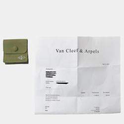 Van Cleef & Arpels 18k Yellow Gold Perlee Earrings