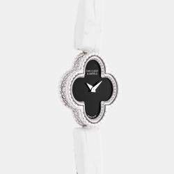 مملوكة مسبقًا Pre-Owned Van Cleef & Arpels Sweet Alhambra Watch ARO8WU00