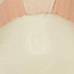 مملوكة مسبقًا فستان فانيسا برونو ماكسي بلا أكمام حرير كريمي مقاس صغير (سمول)