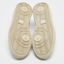 Veja White Leather Lace Up Campo Sneakers Size 38