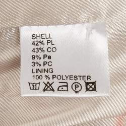 Pre Owned Veronica Virta Pink Lurex Tweed Blazer & Skirt Suit Set XS