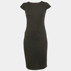 Pre Owned Veronica Virta Black Crepe Mini Dress XS