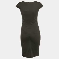 مملوكة مسبقًا Veronica Virta Black Crepe Mini Dress XS