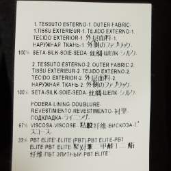 Pre Owned Versace Collection Black Printed Full Sleeve Mini Dress M