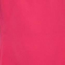 Versace Collection Pink Crepe Embellished Sheath Dress M