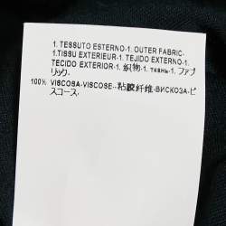 Versace Collection Black Jersey Medusa Embellished T-Shirt S