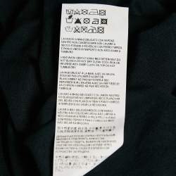 Versace Collection Black Jersey Medusa Embellished T-Shirt S