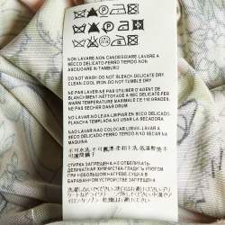 Versace Collection Multicolor Printed Waist Detail Short Dress M
