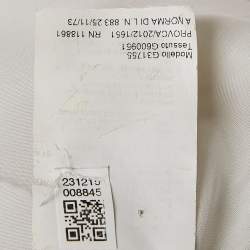 Versace Collection White/Multicolor Printed Crepe Sleeveless Mini Dress M