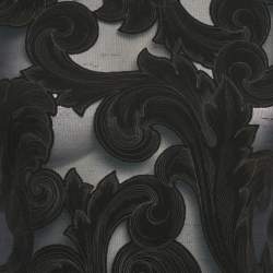 Pre Owned Versace Collection Navy Blue Patterned Jersey T-Shirt S